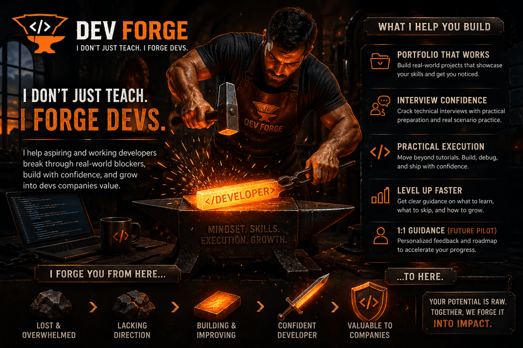 Forge your path to becoming a job-ready developer